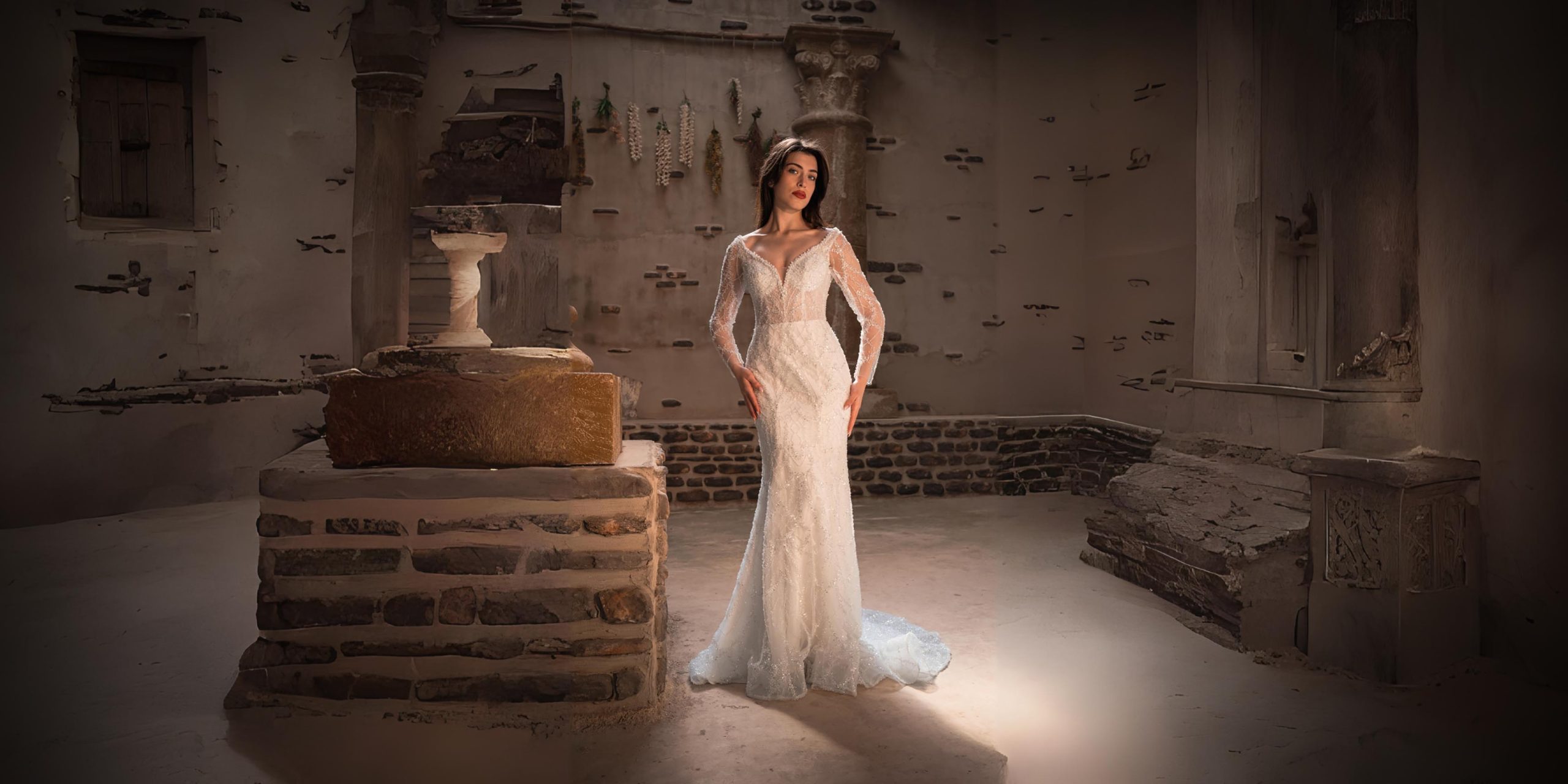 modern helen model gelinlik